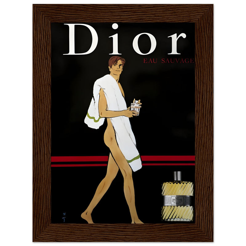 Dior Eau Sauvage Man Vintage Poster Ad