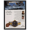 Rolex Yacht Submariner Vintage Poster Ad