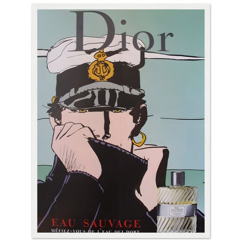 Dior Eau Sauvage Captain Vintage Poster