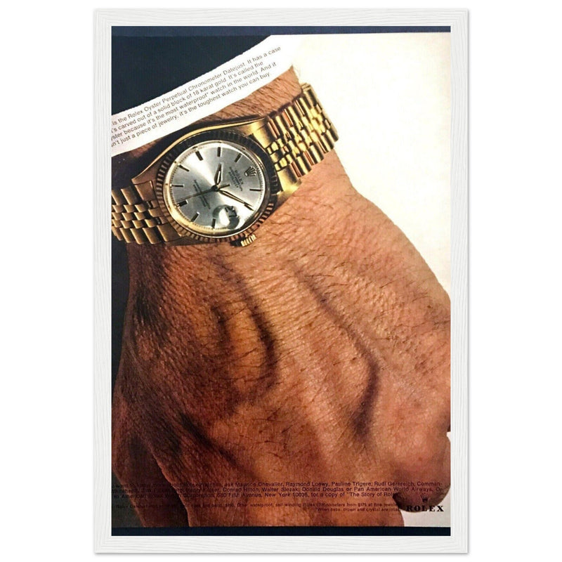 Rolex Oyster Perpetual Datejust Vintage Poster Ad