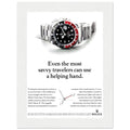 Rolex GMT Master Travel Vintage Poster Ad