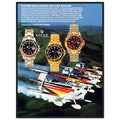 Rolex GMT Master Vintage Poster Ad