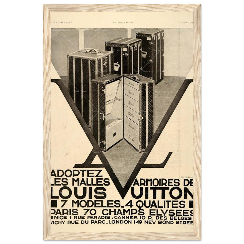 Louis Vuitton Paris Vintage Poster Ad