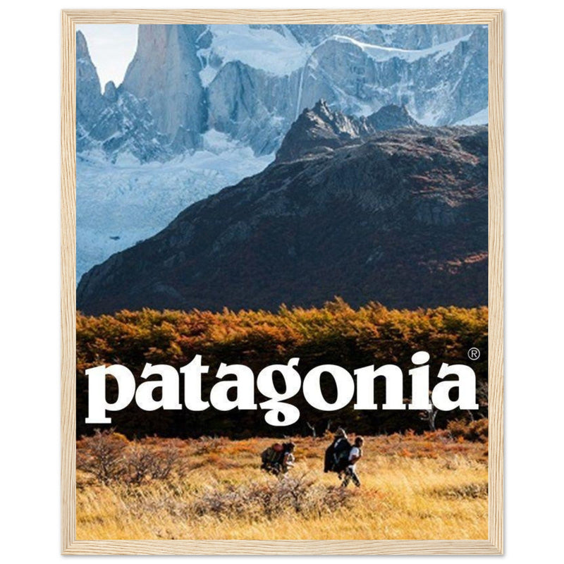 Patagonia Hikers Vintage Poster Ad