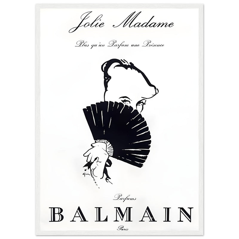 Balmain Jolie Madame Vintage Poster Ad