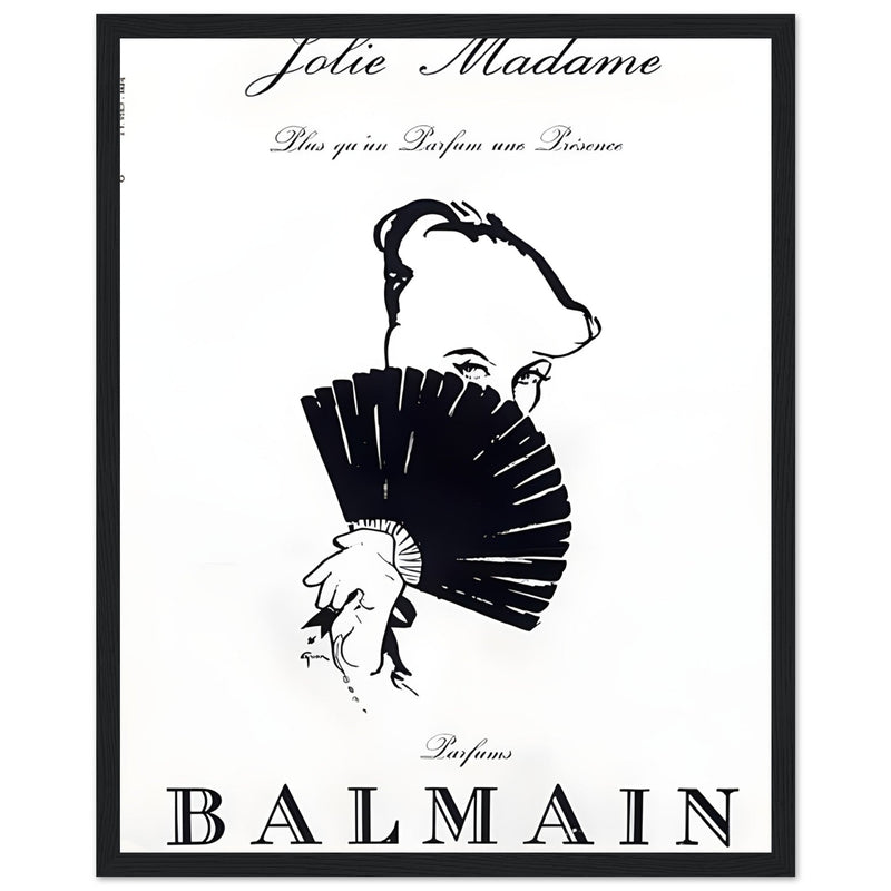 Balmain Jolie Madame Vintage Poster Ad
