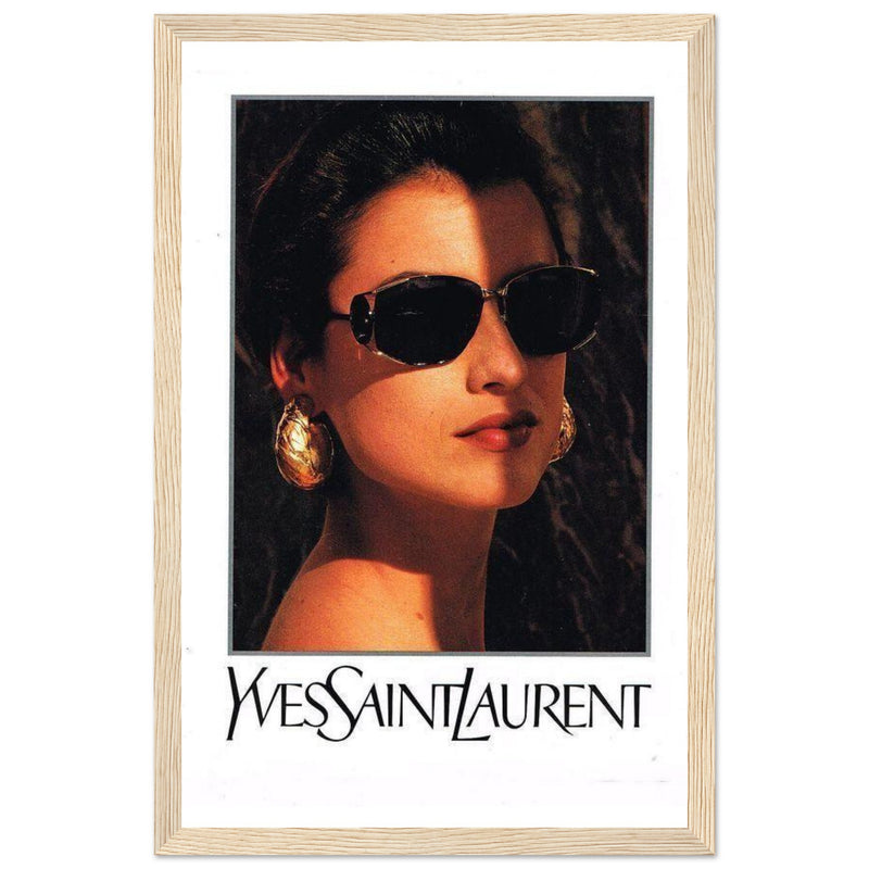 Yves Saint Laurent Vintage Poster
