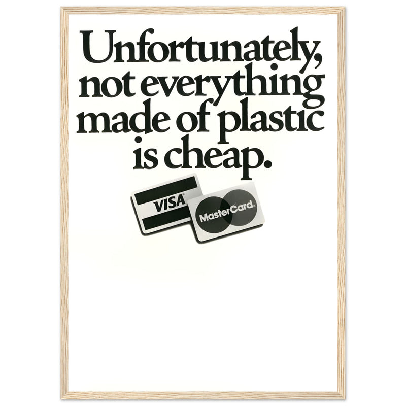 Visa Mastercard Vintage Poster