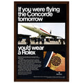 Rolex Oyster Perpetual Concorde Vintage Poster Ad