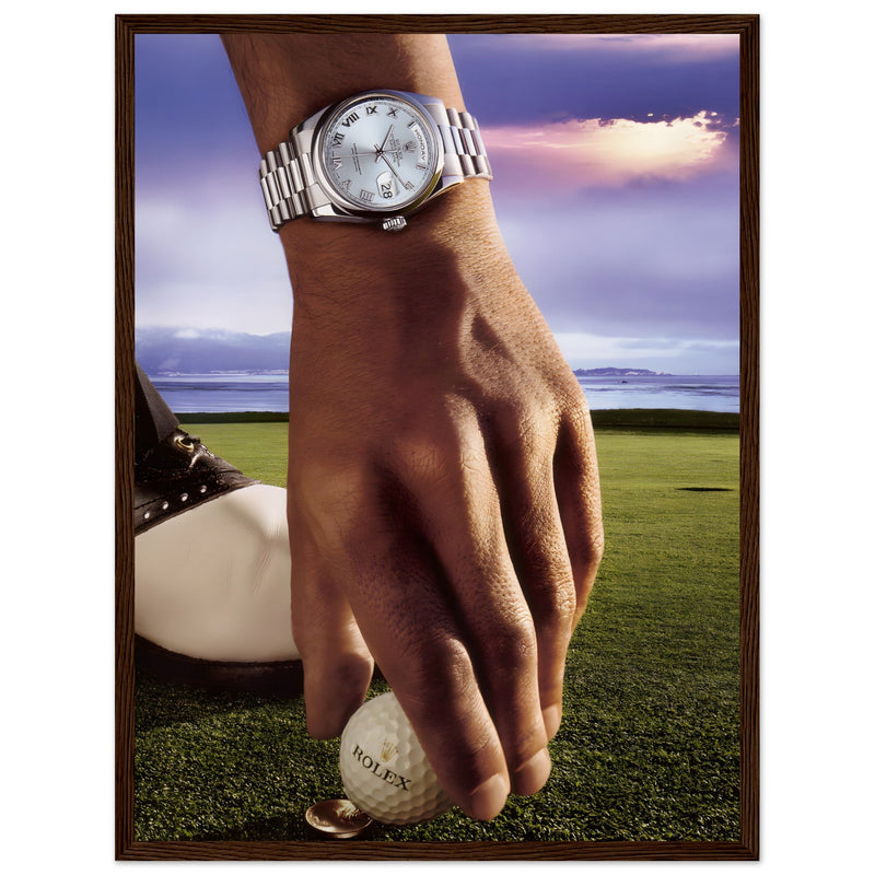 Rolex Day-Date Golfing Vintage Poster