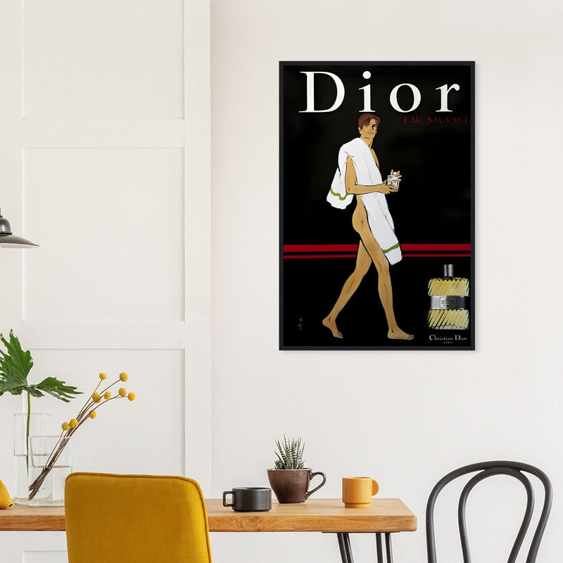 Dior Eau Sauvage Man Vintage Poster Ad