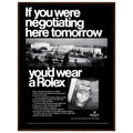 Rolex Datejust Geneva Vintage Poster Ad