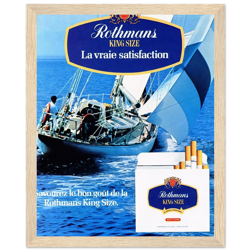 Rothman Vintage Poster - King Size Satisfaction