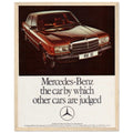 Mercedes Benz Vintage Poster Ad
