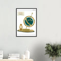 Rolex Day-Date Globe Vintage Poster Ad