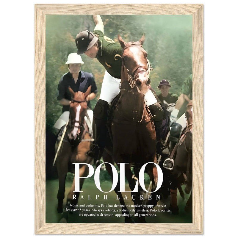 Polo Ralph Lauren Iconic Vintage Poster