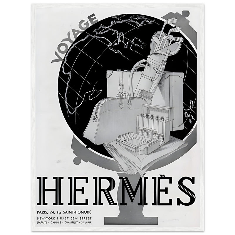Hermes Voyage Vintage Poster