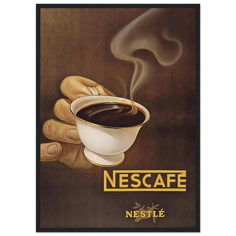 Nestle Nescafe Vintage Poster