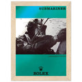Rolex Submariner Diver Vintage Poster Ad