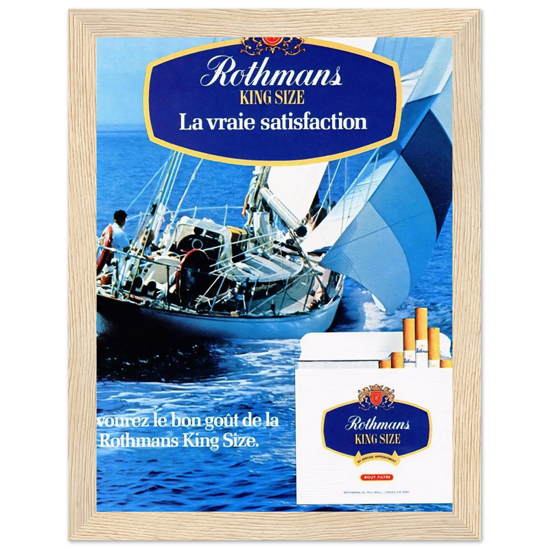 Rothman Vintage Poster - King Size Satisfaction