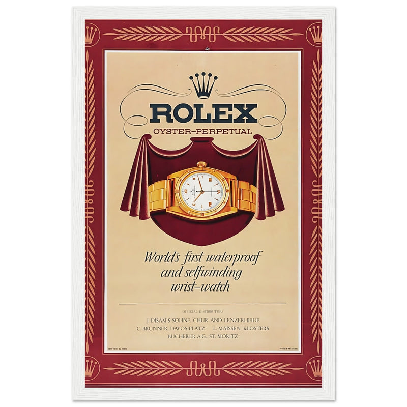 Rolex Oyster-Perpetual Vintage Poster Ad