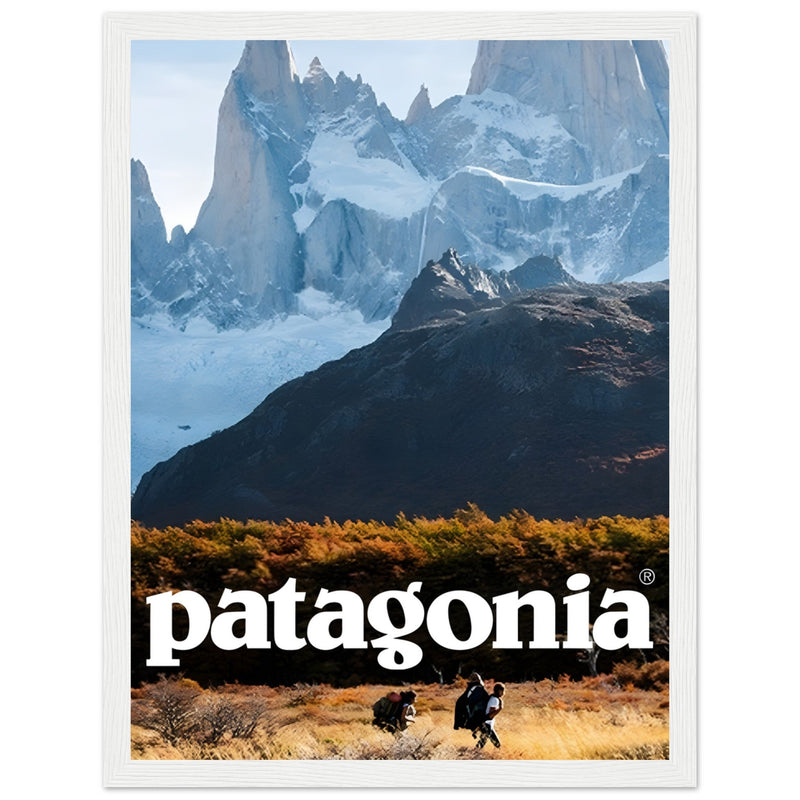 Patagonia Hikers Vintage Poster Ad