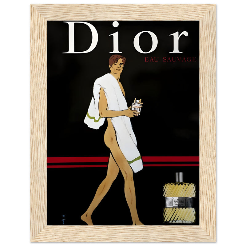 Dior Eau Sauvage Man Vintage Poster Ad