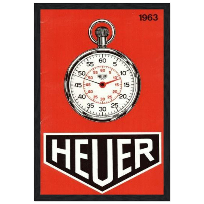 Heuer 1963 Vintage Poster Ad