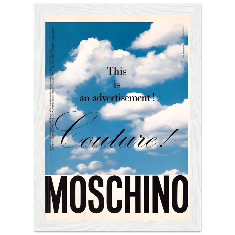 Moschino Vintage Poster Ad
