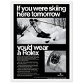 Rolex Ski Vintage Poster Ad