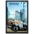 Rolls-Royce Best Car In The World Vintage Poster Ad