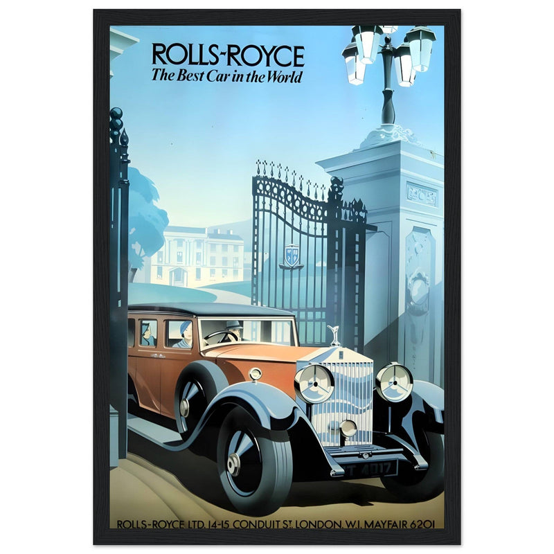 Rolls-Royce Best Car In The World Vintage Poster Ad