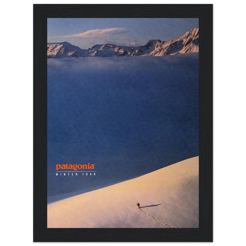 Patagonia Vintage Poster Ad - Winter 1990