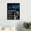Rolex Oyster Perpetual Vintage Poster - Premium Matte
