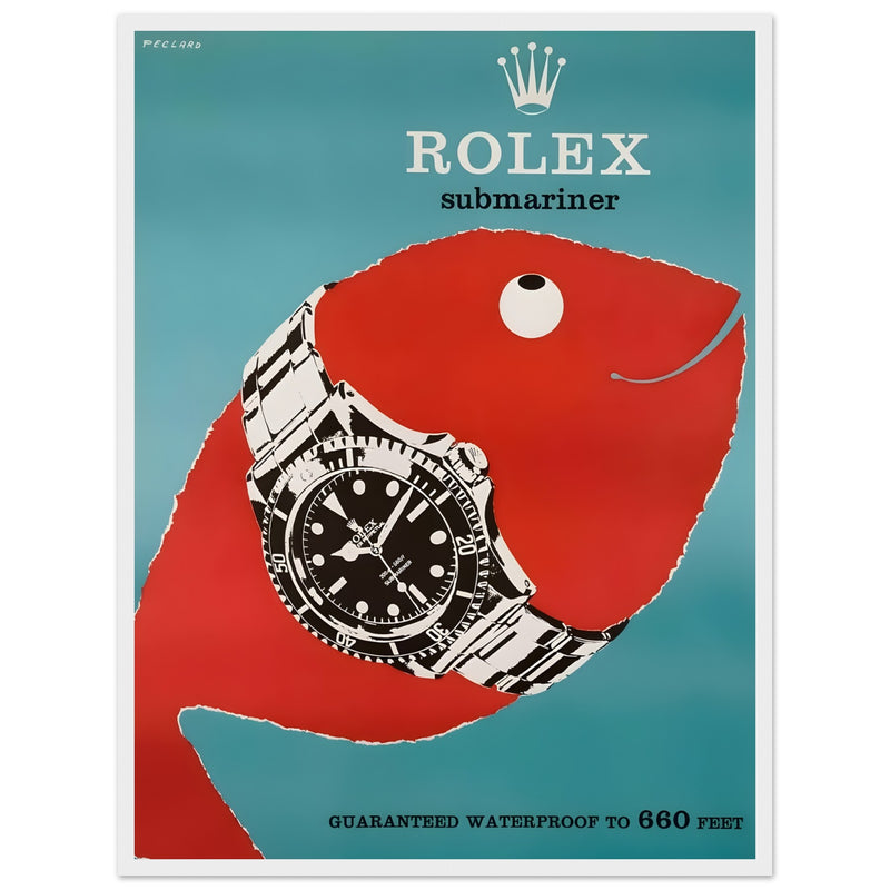 Rolex Submariner Vintage Poster Ad – Ad Art