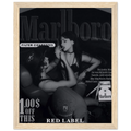 Marlboro Red Label Vintage Ad Poster