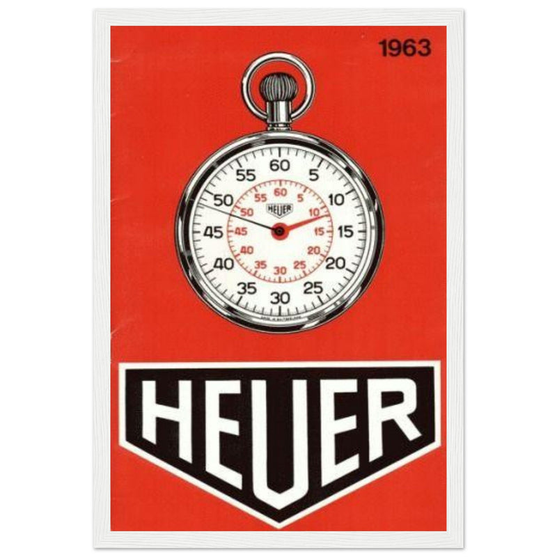 Heuer 1963 Vintage Poster Ad