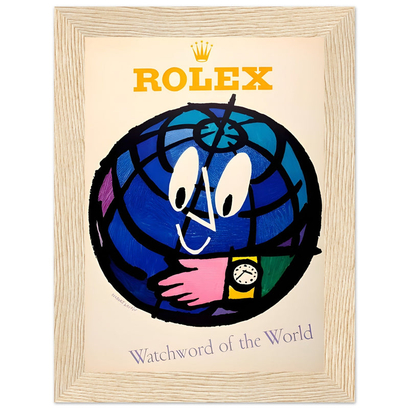 Rolex Watchword of the World Vintage Poster Ad