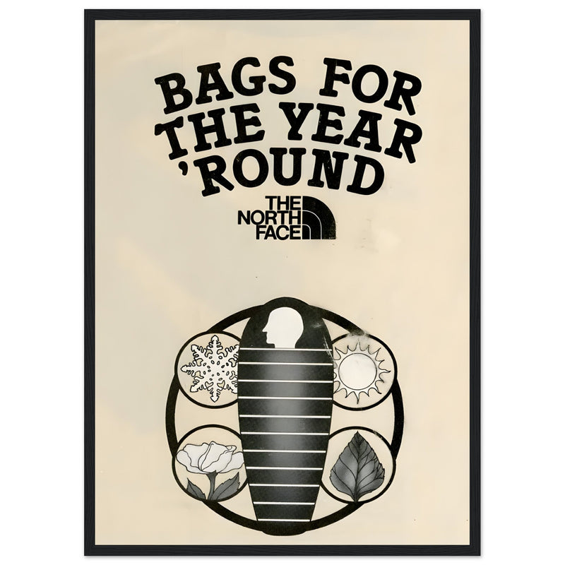 The North Face Sleeping Bags Vintage Poster