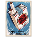 Lucky Strike Vintage Poster - Happy Days