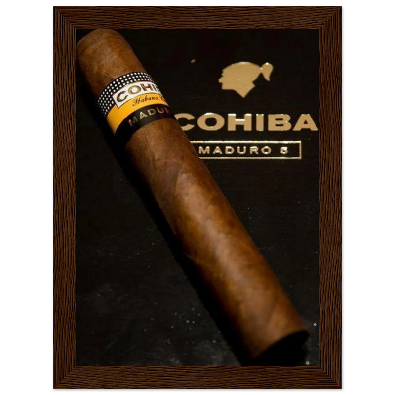 Cohiba Maduro 5 Vintage Cigar Poster