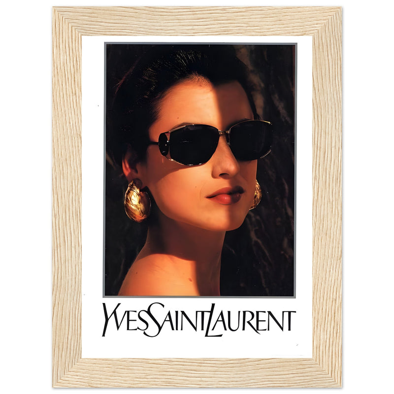 Yves Saint Laurent Vintage Poster