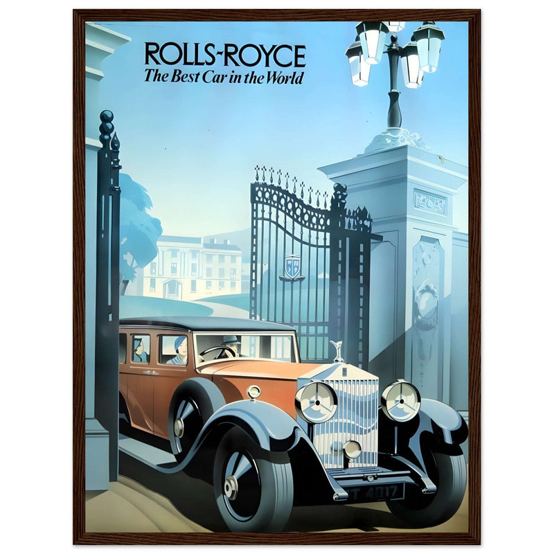 Rolls-Royce Best Car In The World Vintage Poster Ad