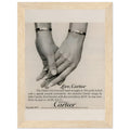 Cartier Love Bangles Vintage Poster