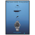 Rolex Deepsea Vintage Poster Ad