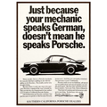Porsche - German Speaking Vintage Poster