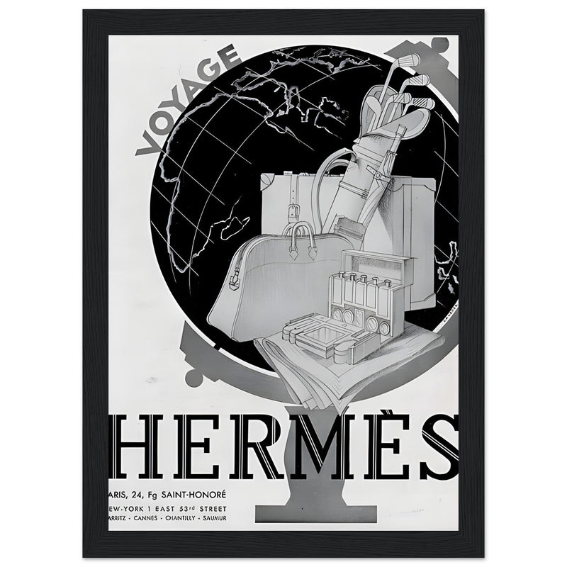 Hermes Voyage Vintage Poster