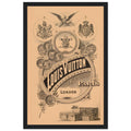 Louis Vuitton London Paris Vintage Poster Ad
