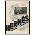 Hermes Fashion Vintage Poster Ad