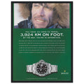 Rolex Explorer Vintage Poster Ad